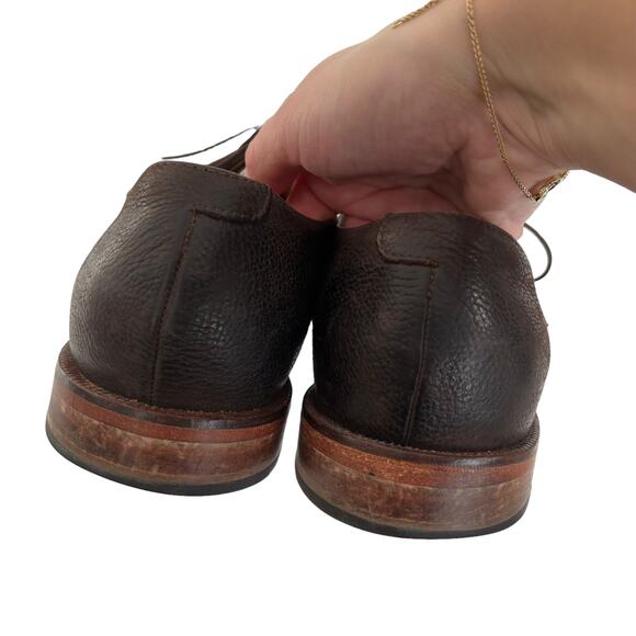 Cole Haan Grand OS Brown Leather Lace Up Loafers Sz 9.5 - Picture 4 of 8